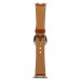 Tactical 291 Genuine Leather Band - кожена (естествена кожа) каишка за Apple Watch 42мм, 44мм, 45мм, Ultra 49мм (кафяв) 2