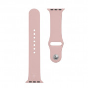 Tactical 484 Silicone Sport Band - силиконова каишка за Apple Watch 38мм, 40мм, 41мм (розов)