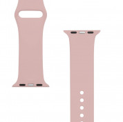 Tactical 484 Silicone Sport Band - силиконова каишка за Apple Watch 38мм, 40мм, 41мм (розов) 2