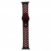 Tactical 145 Double Silicone Sport Band - силиконова каишка за Apple Watch 38мм, 40мм (черен-червен) 1