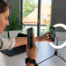 4smarts Selfie Tripod LED LoomiPod Mini - универсален трипод с LED светлина за смартфони (35 см) (черен) 9