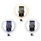 4smarts Selfie Tripod LED LoomiPod Mini - универсален трипод с LED светлина за смартфони (35 см) (черен) 4