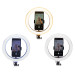 4smarts Selfie Tripod LED LoomiPod Mini - универсален трипод с LED светлина за смартфони (35 см) (черен) 5