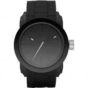 Diesel DZ1437 Watch - стилен аналогов часовник със силиконова каишка (черен)