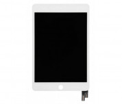 OEM iPad Mini 4 Display Unit - резервен дисплей за iPad mini 4 (пълен комплект) (бял)