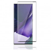 Premium Full Cover Curved Tempered Glass - обхващащо и ръбовете стъклено защитно покритие за дисплея на Samsung Galaxy Note 20 Ultra (черен)