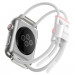 Baseus Lets Go Bracelet Clasp Band (LBAPWA4-B24) - текстилна каишка за Apple Watch 42мм, 44мм, 45мм, Ultra 49мм (бял) 3
