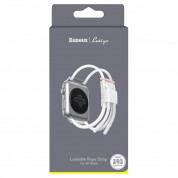 Baseus Lets Go Bracelet Clasp Band (LBAPWA4-B24) for Apple Watch 42mm, 44mm, 45mm, Ultra 49mm (white) 12