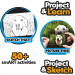 Smart Sketcher SSP 367 Learn To Draw - детски проектор за рисуване,чертане и скициране (син) 6