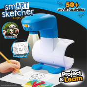 Smart Sketcher SSP 367 Learn To Draw - детски проектор за рисуване,чертане и скициране (син) 8