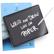 PaperLike Screen Protector - качествено защитно покритие (подходящо за рисуване) за дисплея на iPad Pro 12.9 M1 (2021), iPad Pro 12.9 (2020), iPad Pro 12.9 (2018) (прозрачен) (2 броя) 9