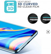 Premium Full Cover Curved Tempered Glass - обхващащо и ръбовете стъклено защитно покритие за дисплея на Samsung Galaxy S20 Ultra (черен) 1
