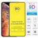 Premium Full Glue 9D Edge to Edge Tempered Glass - стъклено защитно покритие за целия дисплей на iPhone 11, iPhone XR (черен) 2