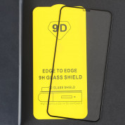Premium Full Glue 9D Edge to Edge Tempered Glass - стъклено защитно покритие за целия дисплей на iPhone 11, iPhone XR (черен) 5