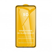 Premium Full Glue 9D Edge to Edge Tempered Glass - стъклено защитно покритие за целия дисплей на Huawei P40 (черен)