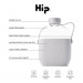 Hip Bottle - безвредна устойчива бутилка за вода 650 мл. (син)  3