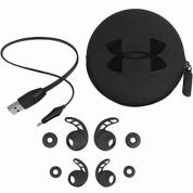 JBL Under Armour REACT - безжични bluetooth слушалки с микрофон и управление на звука за мобилни устройства (черен) 5