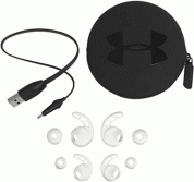 JBL Under Armour PIVOT - безжични bluetooth слушалки с микрофон и управление на звука за мобилни устройства (бял) 4