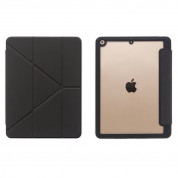 Torrii Torero Case - полиуретанов кейс и поставка с отделение за Apple Pencil за iPad 9 (2021), iPad 8 (2020), iPad 7 (2019) (черен)
