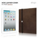 Elago Note Leather Cover - луксозен кожен калъф за iPad Air, iPad 5 (2017), iPad 2/3/4 (естествена кожа-ръчна изработка) 1