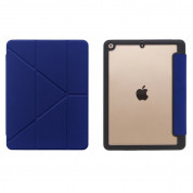 Torrii Torero Case - полиуретанов кейс и поставка с отделение за Apple Pencil за iPad 9 (2021), iPad 8 (2020), iPad 7 (2019) (син)