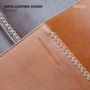 Elago Note Leather Cover - луксозен кожен калъф за iPad Air, iPad 5 (2017), iPad 2/3/4 (естествена кожа-ръчна изработка) 2