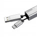 Baseus Card Reading Cable USB-C & USB-A Memory Card Reader - кабел USB-A към USB-C с четец за microSD карти памет за мобилни устройства (сребрист) 4