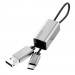 Baseus Card Reading Cable USB-C & USB-A Memory Card Reader - кабел USB-A към USB-C с четец за microSD карти памет за мобилни устройства (сребрист) 1