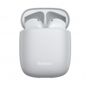 Baseus Encok W04 Pro TWS In-Ear Bluetooth Earphones - безжични блутут слушалки с безжичен зареждащ кейс за мобилни устройства (бял)