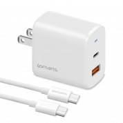 4smarts Travel Charger Set VoltPlug QC/PD 18W With USB-C Data Cable (white) 2