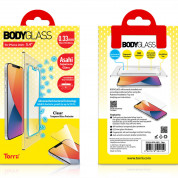 Torrii BodyGlass 2.5D Anti-Bacterial Glass - калено стъклено защитно покритие с антибактериално покритие за iPhone 12 mini (прозрачен) 4