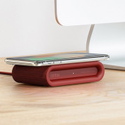 iOttie iON Wireless Qi Charging Pad Plus 10W - поставка (пад) за безжично зареждане с технология за бързо зареждане за QI съвместими мобилни устройства и допълнителен USB изход (червен) 6
