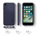 Spigen Liquid Air Case - силиконов (TPU) калъф с висока степен на защита за iPhone SE (2022), iPhone SE (2020), iPhone 8, iPhone 7 (тъмносин) 9