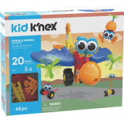 KNex Kid KNex Wings & Wheels Building Set - образователна играчка конструктор (шарен) 3