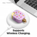 Elago Airpods Pro Ice Cream Design Silicone Case - силиконов калъф с карабинер за Apple Airpods Pro (лилав)  3