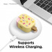 Elago Airpods Pro Ice Cream Design Silicone Case - силиконов калъф с карабинер за Apple Airpods Pro (жълт)  3