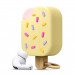 Elago Airpods Pro Ice Cream Design Silicone Case - силиконов калъф с карабинер за Apple Airpods Pro (жълт)  1