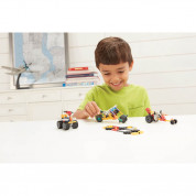 KNex Beginner Fun Fast Vehicles 10 Model Building Set  - образователна играчка конструктор (шарен) 3