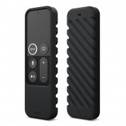 Elago R3 Protective Case - удароустойчив силиконов калъф за Apple TV Siri Remote (черен)