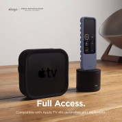 Elago R3 Protective Case - удароустойчив силиконов калъф за Apple TV Siri Remote (лилав) 3
