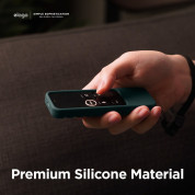 Elago R3 Protective Case - удароустойчив силиконов калъф за Apple TV Siri Remote (тъмнозелен) 4