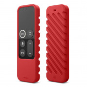 Elago R3 Protective Case - удароустойчив силиконов калъф за Apple TV Siri Remote (червен)