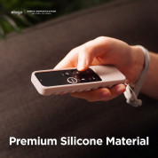 Elago R3 Protective Case - удароустойчив силиконов калъф за Apple TV Siri Remote (светлорозов) 4