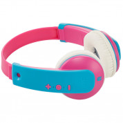 JVC HAKD9BTA Tiny Phones Kids Wireless Bluetooth Headphones (pink-blue)  1