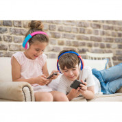 JVC HAKD9BTA Tiny Phones Kids Wireless Bluetooth Headphones (pink-blue)  3