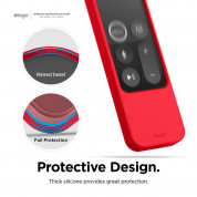 Elago R4 Retro Case - удароустойчив силиконов калъф за Apple TV Siri Remote (червен) 2
