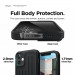 Elago Armor Case - удароустойчив силиконов (TPU) калъф за iPhone 12 mini (черен) 3