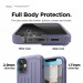 Elago Armor Case - удароустойчив силиконов (TPU) калъф за iPhone 12 mini (лилав) 3