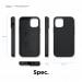 Elago Cushion Case - удароустойчив силиконов (TPU) калъф за iPhone 12 mini (черен) 6