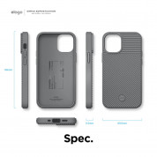 Elago Cushion Case for iPhone 12 mini (dark gray) 5